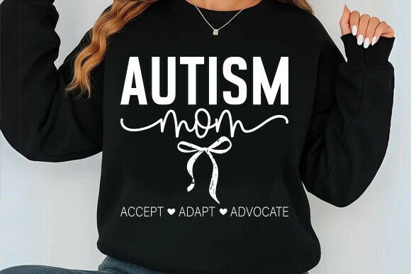 Autism Mom: Accept, Adapt, Advocate SVG