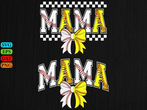 Baseball Softball Mama SVG, Sports Mom
