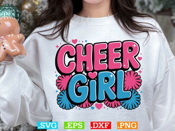 Cheer Girl Shirt SVG, Cheerleading