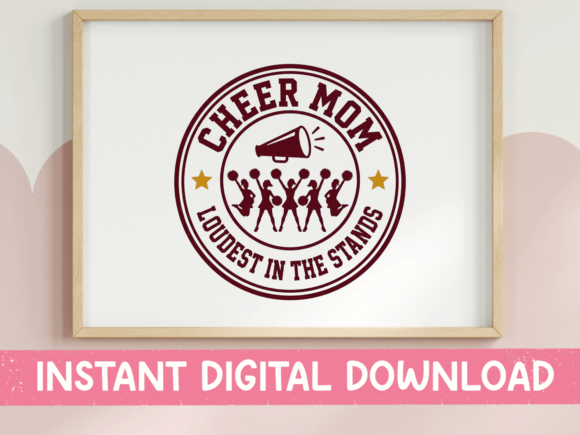 Cheer Mom Loudest in Stands SVG
