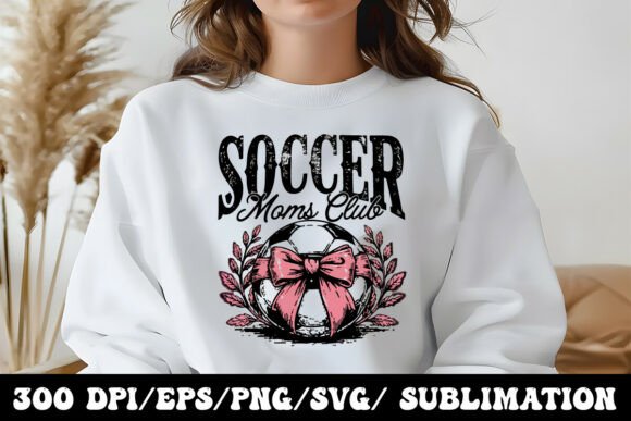 Cute Soccer Moms Club Graphic
