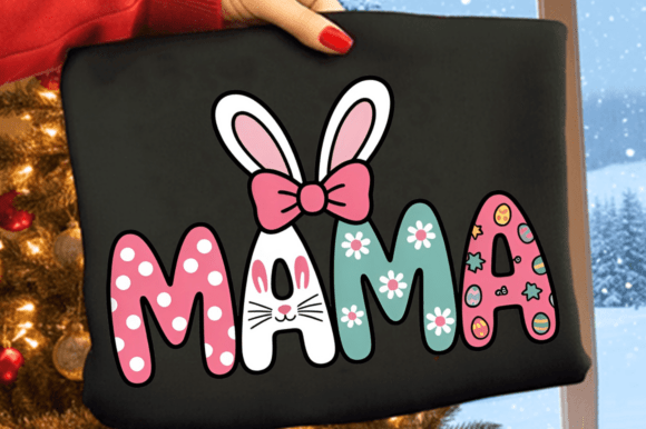 Easter Bunny Mama Sublimation Design