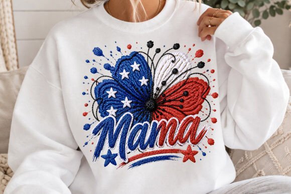 Mama 4th of July PNG SVG, Mama, Mom