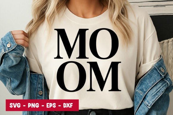 Mom Typography Bold SVG PNG