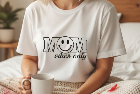 Mom Vibes Only Trendy SVG Design