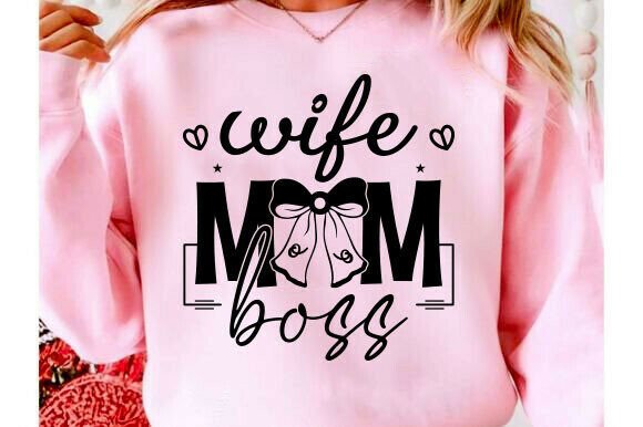 Mom Wife Boss SVG, Mother’s Day SVG PNG