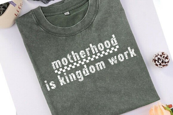 Motherhood is Kingdom Work SVG PNG, Mom