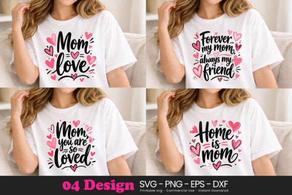 Mother’s Day Typography Design Mom