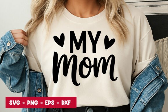 My Mom Script Typography SVG PNG
