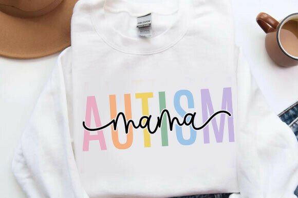 Pastel Autism Mama SVG, Autism Mom