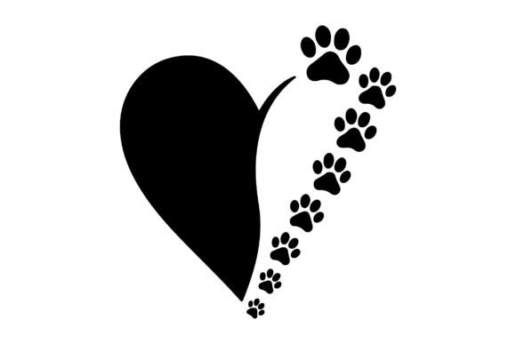 Paw Print Heart SVG, Dog Mom Silhouette: A Practical Review