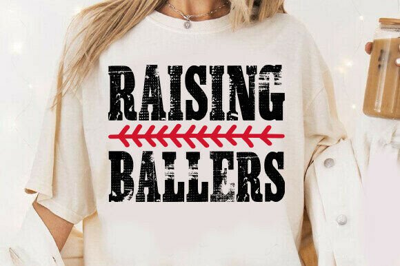 Raising Ballers SVG, Baseball Mom Shirt