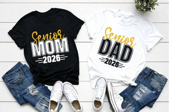 Senior Mom Dad 2026 SVG PNG Bundle
